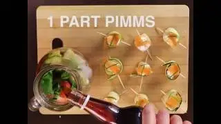 #FoodSimplified - Pimm's Cocktail and Salmon Canape Recipe