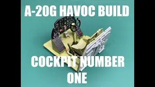 HKM 1/32 A-20G Havoc build. Part One.. Cockpit number one...