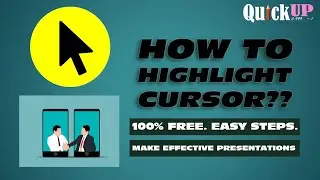 How to highlight mouse cursor. Easy & Free solution!!!