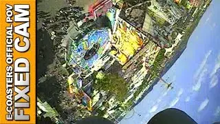 High Energy Flat Ride POV On Ride Star Shape Zierer - Foire Stuttgart Oktoberfest (Fun Fair Germany)