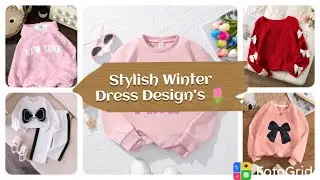Baby Girl Winter Dresses  Bows, Hoodies & Cozy Styles ❄️👗