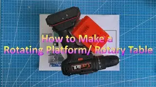 How to Make a Rotating Platform/ Rotary Display Table?