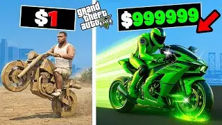 $1 to $1,000,000 Super Bike in GTA 5!