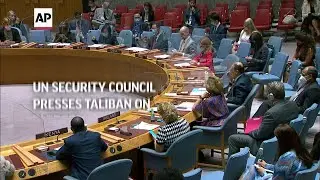 UN Security Council presses Taliban on pledges