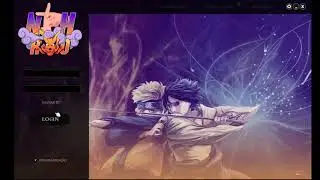 Pagina de Login do NHRO (Naruto History RPG Online)