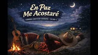En Paz Me Acostaré | Corrido Cristiano Sierreño (Salmo 4) | Música Cristiana de Confianza