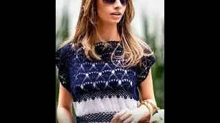 Женские Ажурные Летние Кофточки Крючком - 2019 / Women's Openwork Summer Blouses Crochet