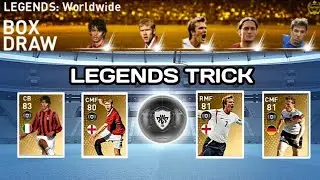 How To Get Black Ball In Legends Worldwide Box Draw - Pes 2019 Mobile | Most Effective Legends Trick