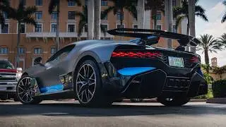 Supercars in ACTION at Moda Miami - Bugatti Divo, 2x SLR Stirling Moss, P1 HDK, Countach TURBO