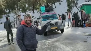 चोपता में बर्फबारी! |Chopta vlog 2026|Out_of_Home|Latest snowfall update in chopta tungnath