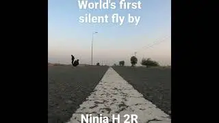 World's first silent flyby at 360km/h | Ninja H2R