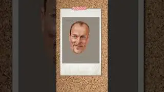 Рисую шарж Woody Harelson в #photoshop | Процесс рисования в фотошопе #digitalart
