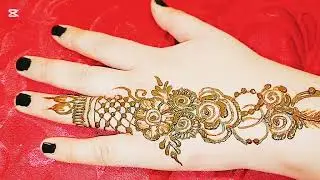 النقشه الهنديه سهله للمبتدئات 🌺🌺💜💜💜✌️✌️