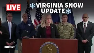 LIVE: Virginia snow update from Gov. Spanberger | FOX 5 DC