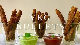 Veg Bullets| Tea Time Snack Recipes| Quick And Easy| RUHI'S KITCHEN