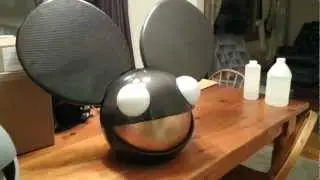 Deadmau5 Carbon Fiber Head -- Carbon Fiber Deadmau5 head