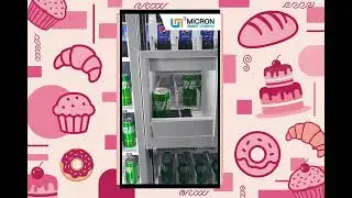 Weimi macaroon vending machine with middle pickup port
