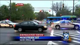 Ride On bus hits pedestrian near Kennedy High School in Silver Spring