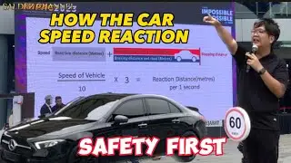 How to calculate CAR SPEED REACTION TIME⁉️🤔Emergency Braking Distance After Speeding TIPS‼️
