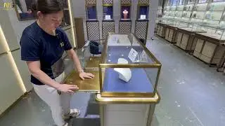 Full Shop Jewelry Showcase Designed And Manufactured By Myshine.
