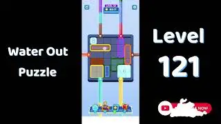 Water Out Puzzle Level 121 Walkthrough 💧 | Step-by-Step Solution | SolutionGuruji