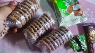 Butter gold cookies and Jamal's cream cake and  candy and choco mania you tube video