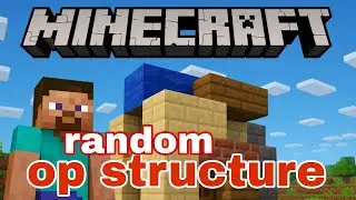 Minecraft || But random structure spawn in every 60 sec #minecraft
