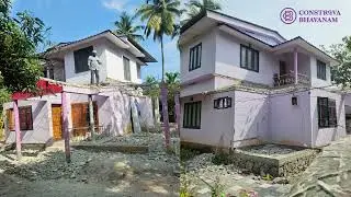 വീടാകെ മൊത്തത്തിൽ മാറി....contemporary style Renovation 2000sqft.HAPPY client Watch till the End...
