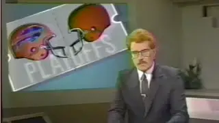 WIVB TV (CBS) Coverage - Browns defeat Bills, 1989 AFC Divisional Playoffs 1/6/90