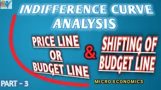 INDIFFERENCE CURVE | PRICE LINE | BUDGET LINE | SHIFTING OF PRICE LINE |PART3 | CLASS 11 | BCOM | BA