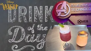 Disney Cruise Drink of the Day🍹Marvel Dining 🍜 Is it worth it?