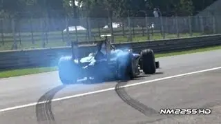 GP2 Series Burnouts and Accelerations - Engine Notes!
