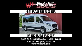 SOLD!!   2024 Ford Transit 15 Passenger, Backup Camera! SK#WH2622