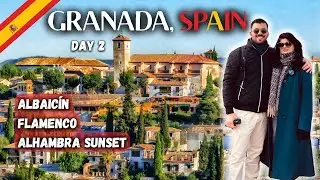 GRANADA, SPAIN Vlog PART 2 | Flamenco Dance, Albaicin tour, Spanish Tapas