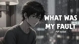 What Was My Fault_Emotional ballad song | MixSical Soul (Official Lyrics Video)