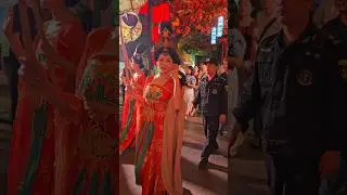 Song Dynasty Park Parade at Night