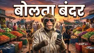 Jab Monkey Bana YouTuber  | AI Monkey Vlog Bandar Bhai Ka Khaufnaak Vlog !vlog Monkey