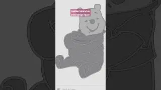 cricut beginners let's practice on Winnie the Pooh #cricutmade #cricut #vinyl #short #WinniethePooh