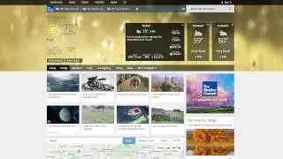 Добро пожаловать на новый, удивительный сайт weather.com!