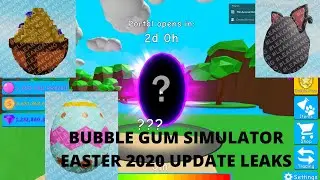 BGS EASTER 2020 LEAKS!! | Bubble Gum Simulator | Roblox