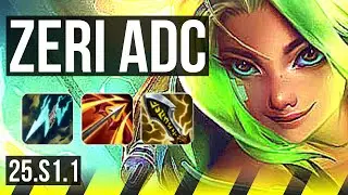 ZERI & Morgana vs JINX & Lulu (ADC) | Dominating | NA Grandmaster | 25.S1.1