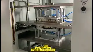 Plastic hot plate welding machine/ Hot plate bonding machine for automotive glove box assembly