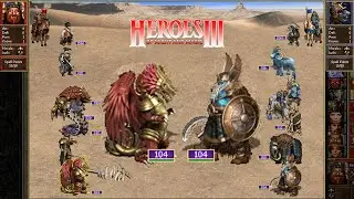 Heroes 3 COMBAT One year growth Factory vs Bulwark HoTA 1.8 L7a