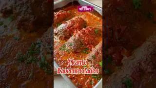 Pikante Bauernrouladen - 😋👍 leckeres Hackfleisch Gericht einfaches Mittagessen Rezept