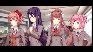 Nobody forced me to play this But Here I am ...Playing Doki Doki Literature Club #episode1