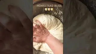 Making bread on the farmstead #farming #bread