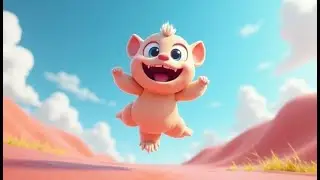Joey the Kangaroo Bounces High | Animal Action Song for Kids | Fun Jumping Nursery Rhyme