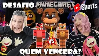 FREDDY FNAF X FOXY FNAF: QUEM VAI APARECER NO FINAL DESTA ILUS&Atilde;O DE &Oacute;TICA MINECRAFT?#minecraft#fnaf