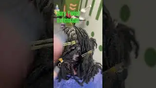 How to do Women loc extensions using zury textured hair