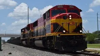 Railfanning Rosenberg, TX 7/21/15 pt 1